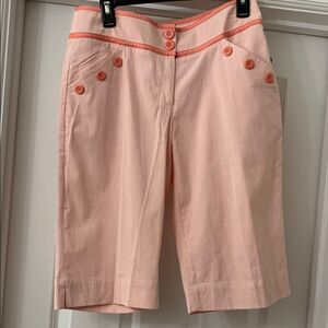 Robert Louis Melin/White Tailored Bermuda Shorts